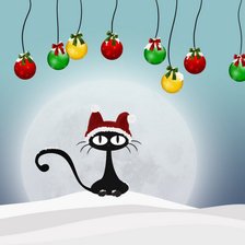 Схема вышивки «Кот»