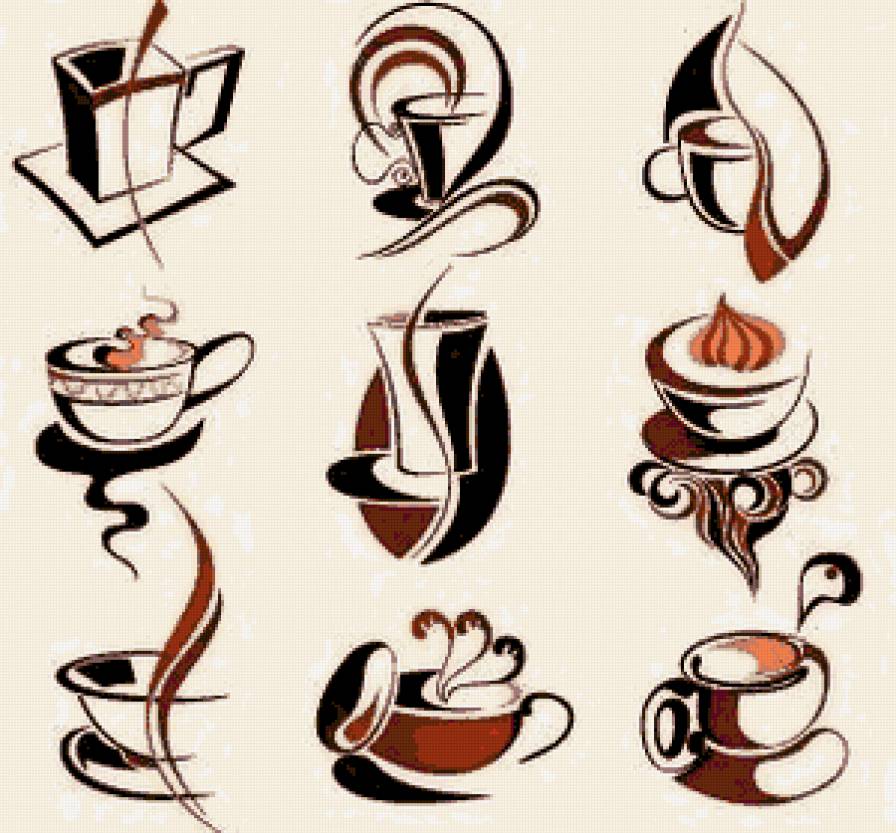 Миниатюры "Чашечка кофе" - посуда, чашка, на кухню - предпросмотр