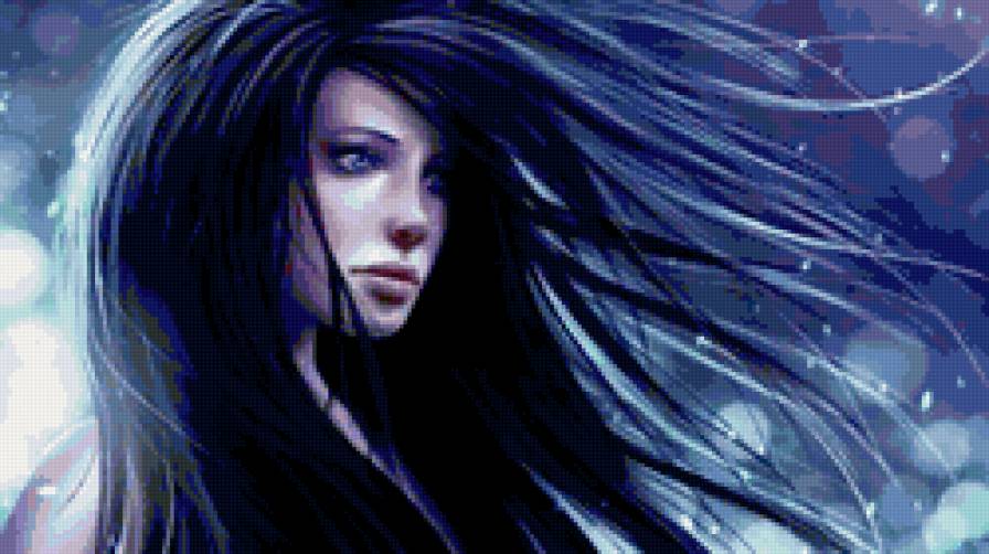 Девушка - печаль, девушка, девочка - предпросмотр