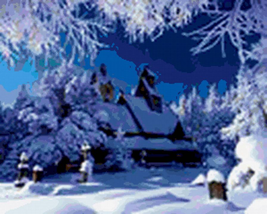 Зима. - зима, пейзаж, природа - предпросмотр