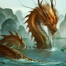 Схема вышивки «Дракон»