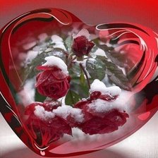 Схема вышивки «Сердце.»