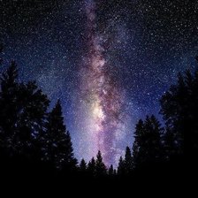 Схема вышивки «звездное небо»