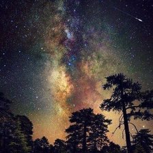 Схема вышивки «звездное небо»