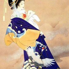 Схема вышивки «Гейша»