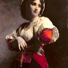 Схема вышивки «портрет»