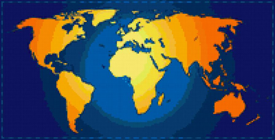 карта мира - карта, земля, мир - предпросмотр
