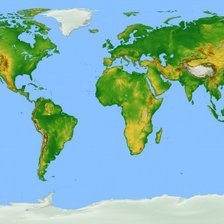 Схема вышивки «Карта мира»