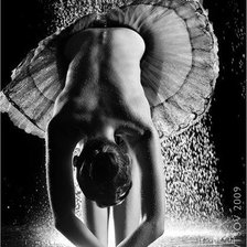 Схема вышивки «балерина»