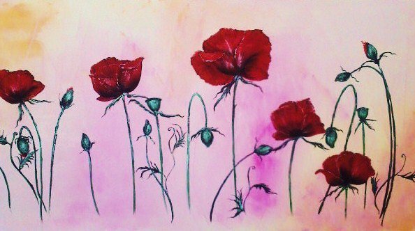 МАКИ - цветы - оригинал