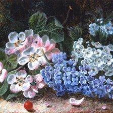 Схема вышивки «Сирень»