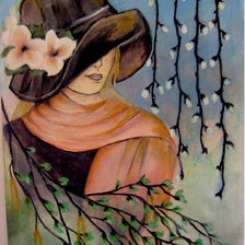 Схема вышивки «ЖЕНЩИНА-ВЕСНА»