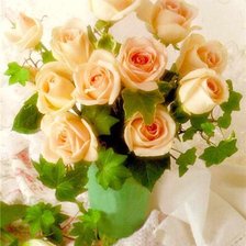 Схема вышивки «Желтые розы»