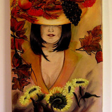 Схема вышивки «ЖЕНЩИНА-ЛЕТО»