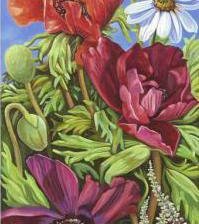 Схема вышивки «МАКИ»