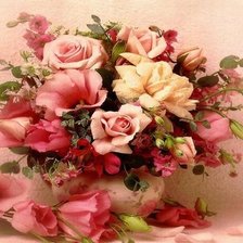 Схема вышивки «Розы»