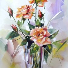 Схема вышивки «Розы»