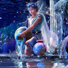 Схема вышивки «водолей»