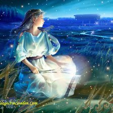 Схема вышивки «дева»