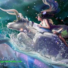 Схема вышивки «телец»