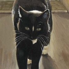 Схема вышивки «кошки»