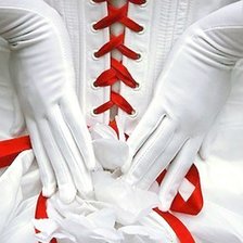 Схема вышивки «в корсете»