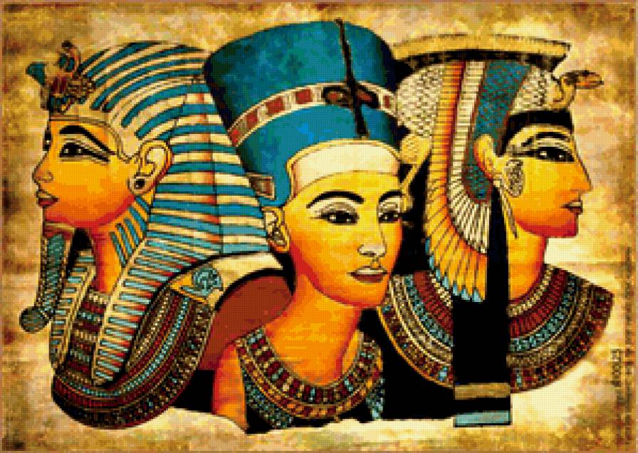 ЕГИПЕТ ТРИ ГРАЦИИ - царицы, женщины мира - предпросмотр