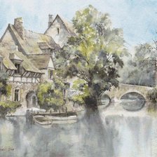 Схема вышивки «Акварель Бретань»