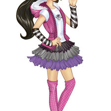 Схема вышивки «девочка»