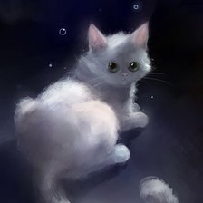 Схема вышивки «кошки»