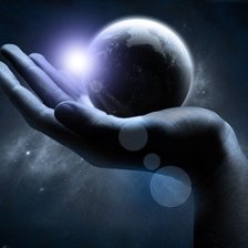 Схема вышивки «мир на ладони»