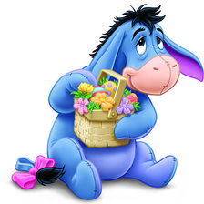 Схема вышивки «Ослик Иа.»