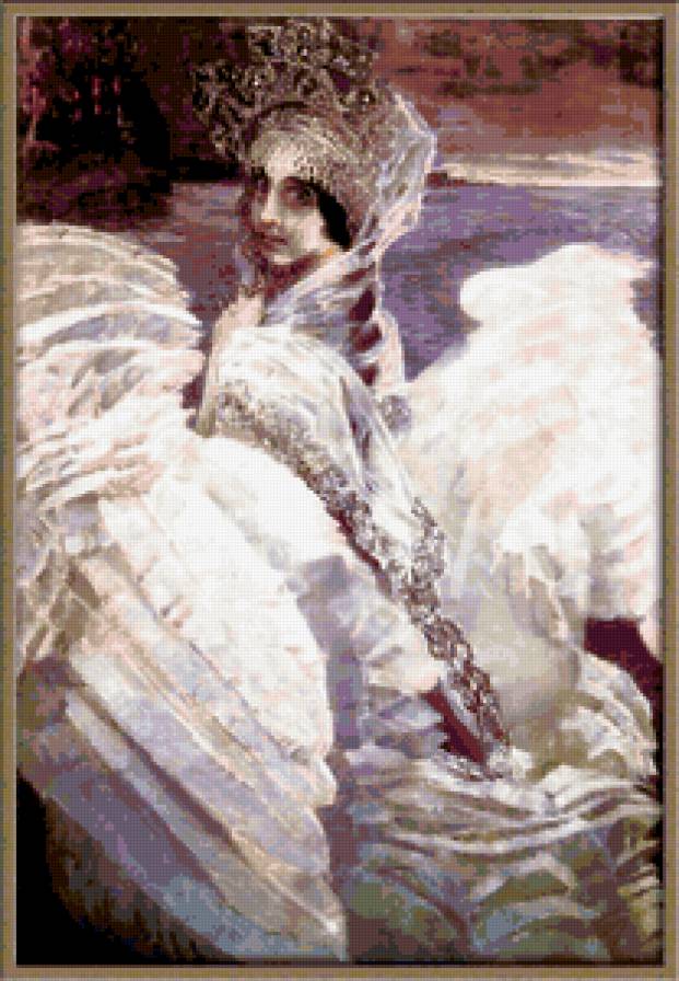 Царевна лебедь - искусство, картина, живопись - предпросмотр