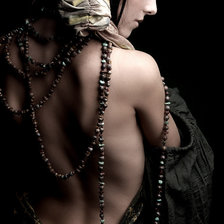 Схема вышивки «девушка»