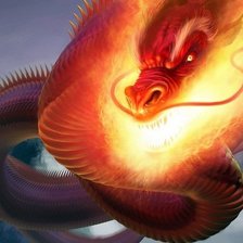 Схема вышивки «дракон»