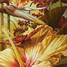 Схема вышивки «триптих - Райский сад (правая часть)»