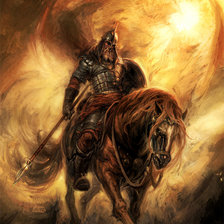 Схема вышивки «Богатырь»