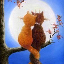 Схема вышивки «при луне»