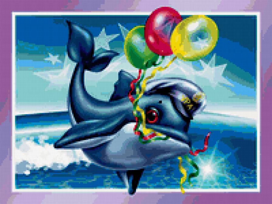 №246039 - праздник, дельфин - предпросмотр