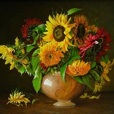 Схема вышивки «Цветы»