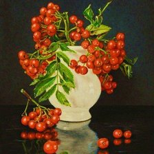 Схема вышивки «Рябина»