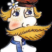 Схема вышивки «мужик»