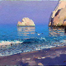 Схема вышивки «Море»