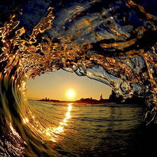 Схема вышивки «Закат»