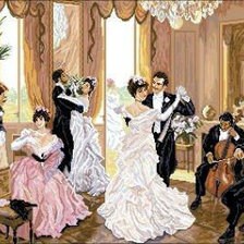 Схема вышивки «На балу»