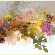 Схема вышивки «Фея роз»