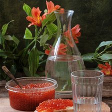 натюрморт с икрой