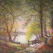 Схема вышивки «Мостик»