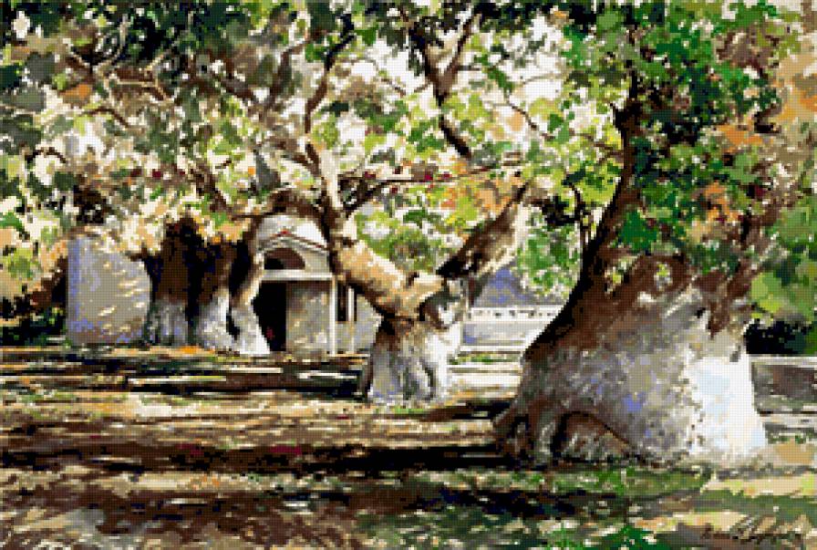 Кареи - природа, пейзаж, греция - предпросмотр