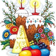 Схема вышивки «К светлому Христову воскресению»